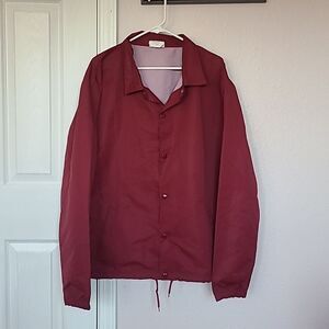 Full Tilt parka windbreaker maroon red Jacket Size extra large lightweight